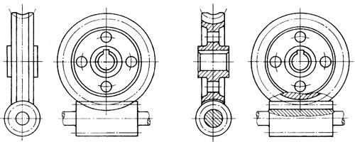 蝸輪蝸桿嚙合設計圖